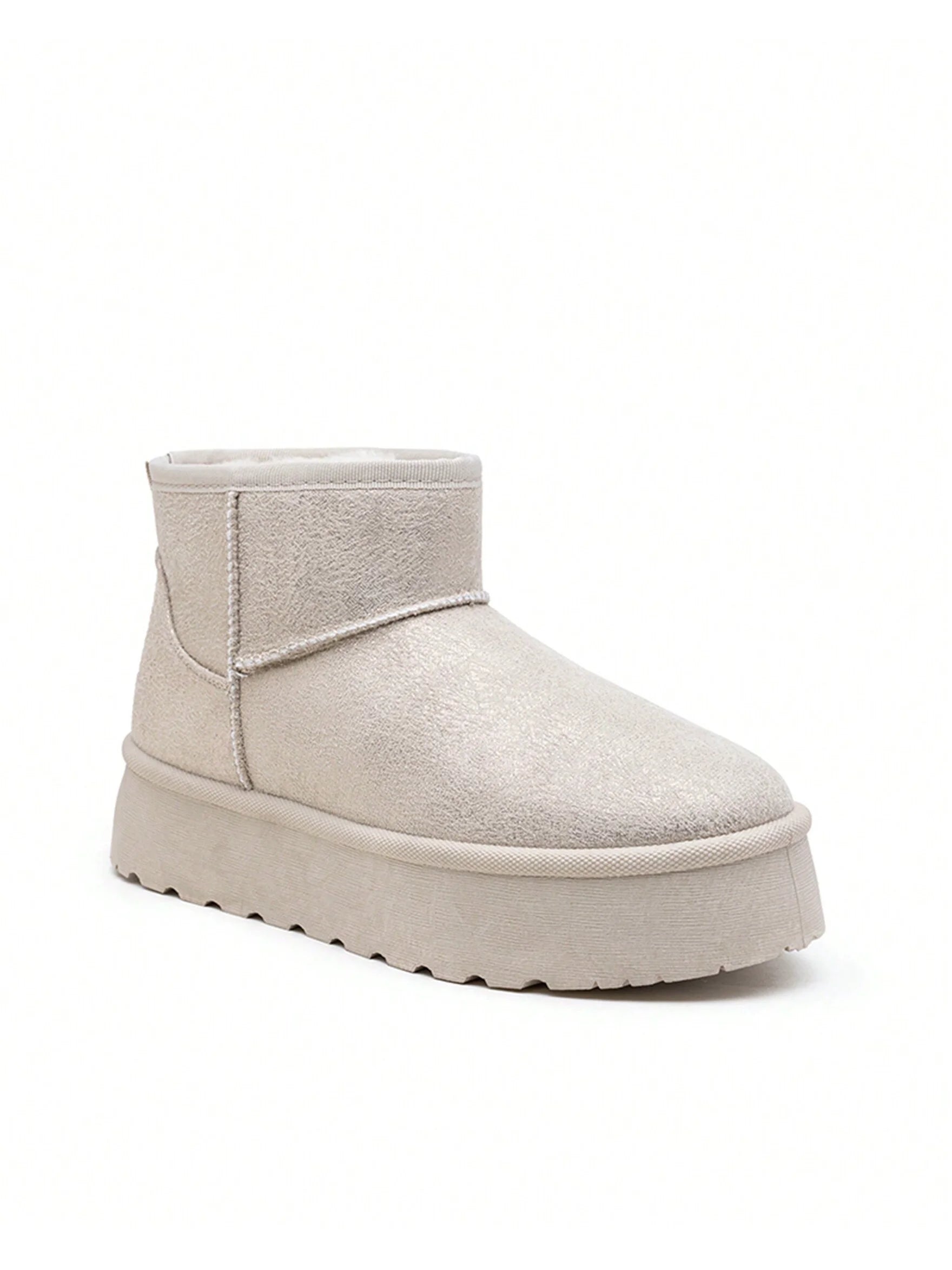 Botas Nieve Suela Gruesa Mujer - Botines Invierno Cálidos Antideslizantes Plataforma