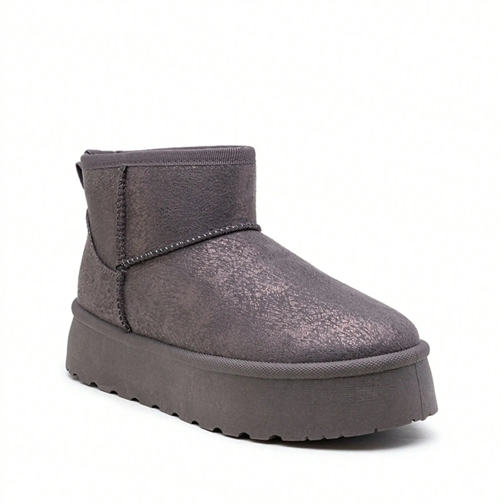 Botas Nieve Suela Gruesa Mujer - Botines Invierno Cálidos Antideslizantes Plataforma