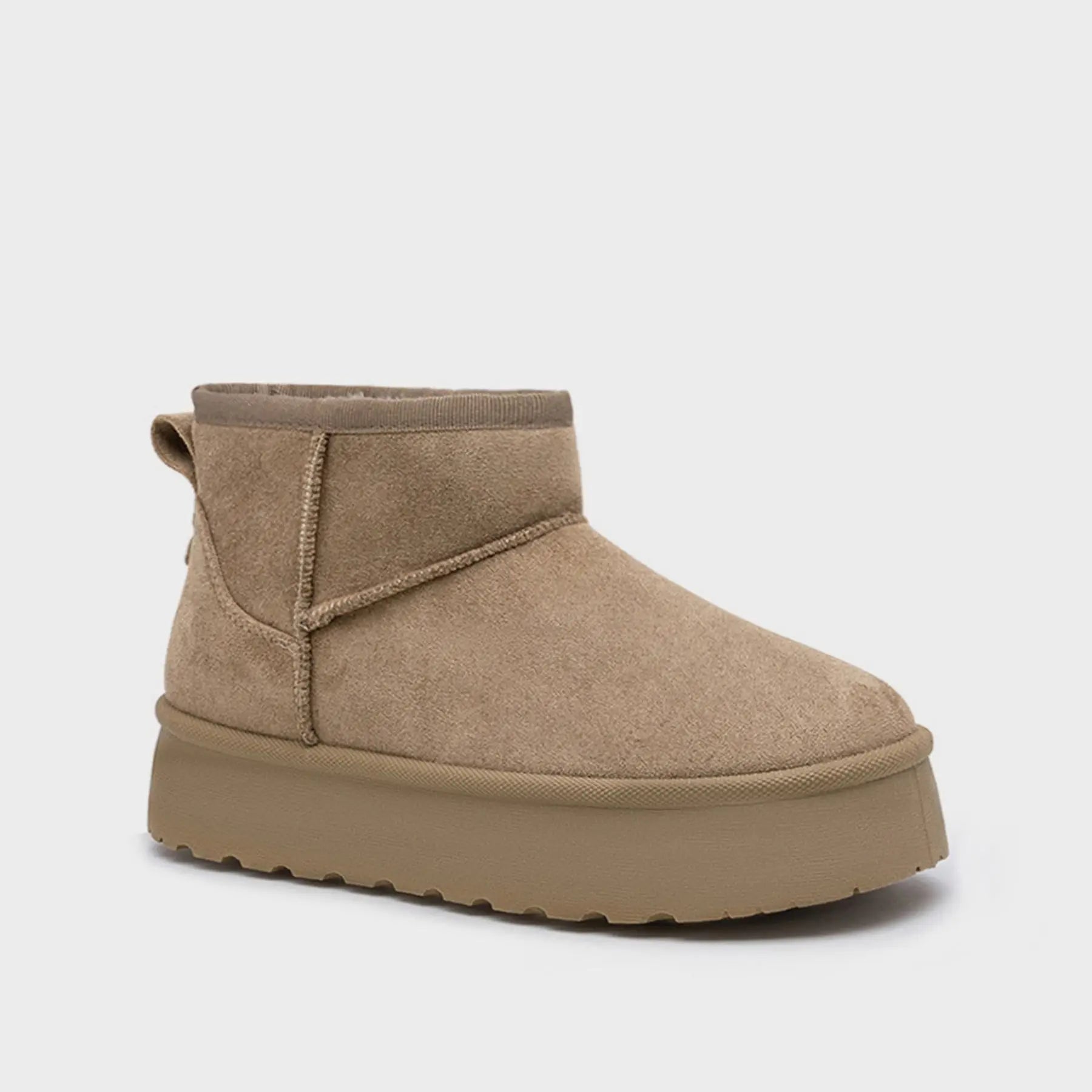 Botas Nieve Suela Gruesa Mujer - Botines Invierno Cálidos Antideslizantes Plataforma