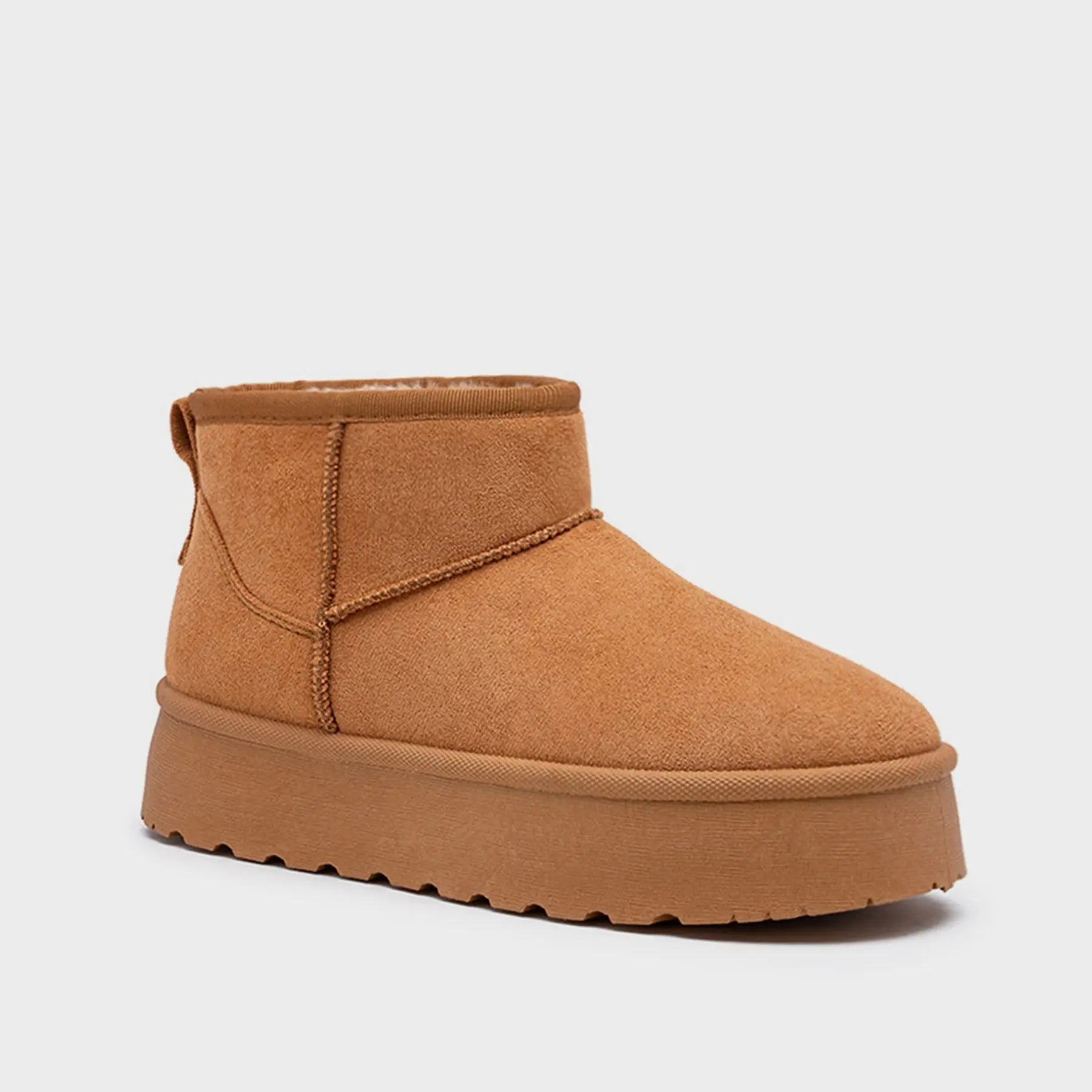 Botas Nieve Suela Gruesa Mujer - Botines Invierno Cálidos Antideslizantes Plataforma