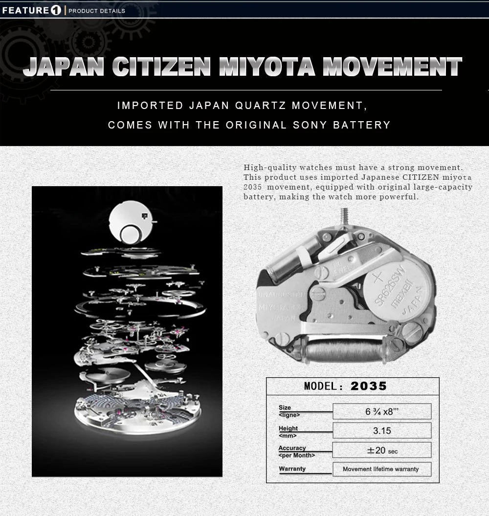 Reloj HANNAH MARTIN Rose Gold 36mm - Acero Inoxidable Cuarzo Japonés Mujer