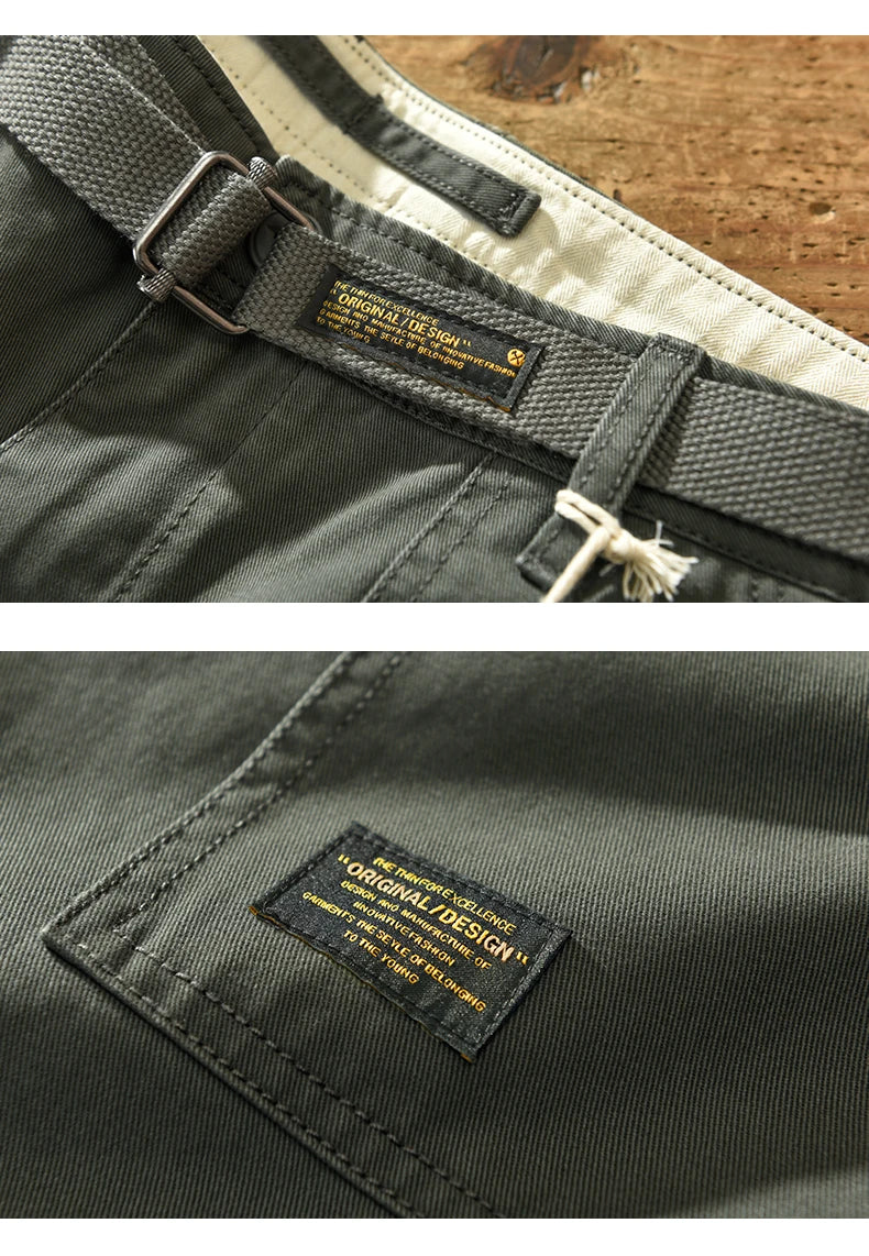 Pantalones Cargo Workwear Retro - Estilo Americano Hombre
