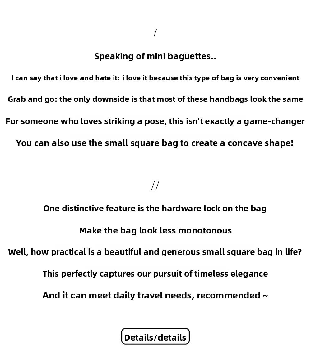 Bolso de Mano Francés Niche 2025 - Cuero con Hebilla Estilo Minimalista