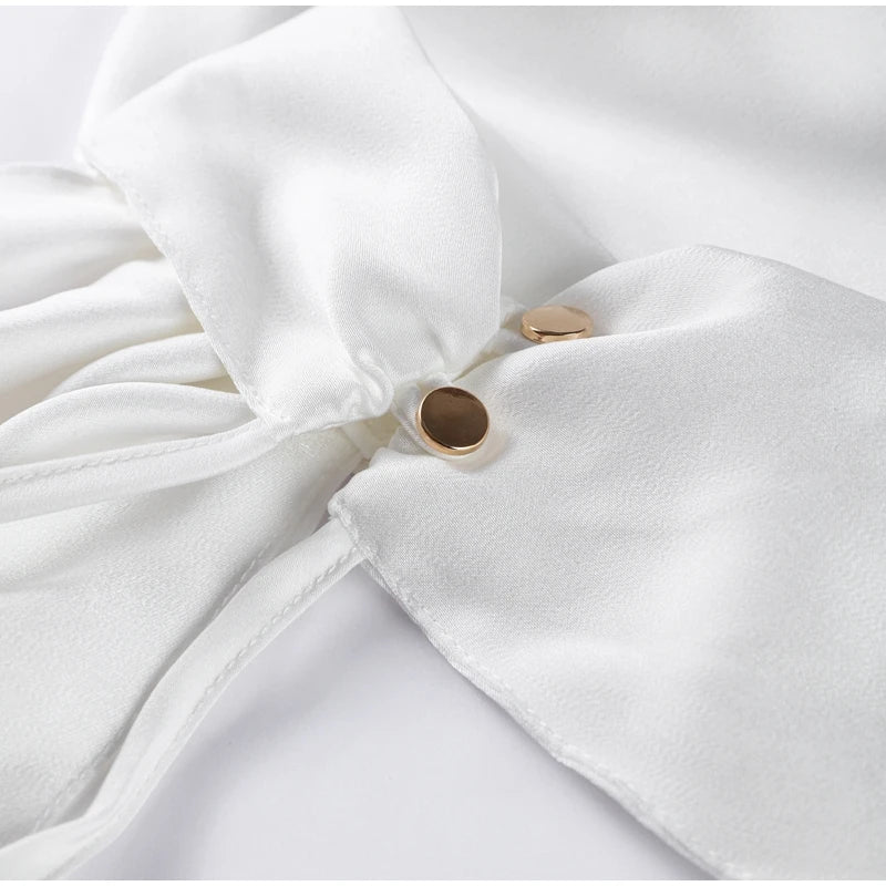 Vestido Halter Elegante con Lazo - Espalda Descubierta