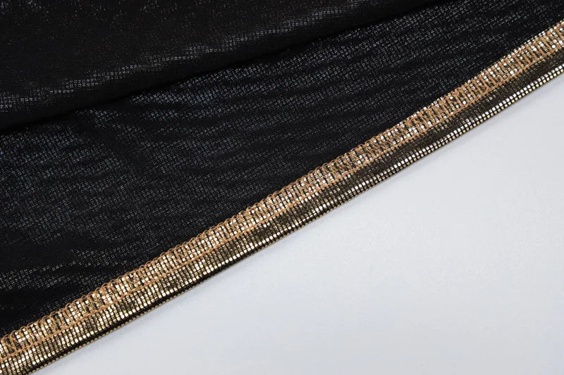 Vestido Corto de Fiesta con Lentejuelas - Cuello Halter