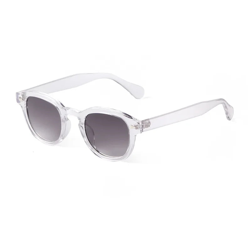 Gafas de Sol Vintage Shell Redondas - Diseño Retro Remaches UV400