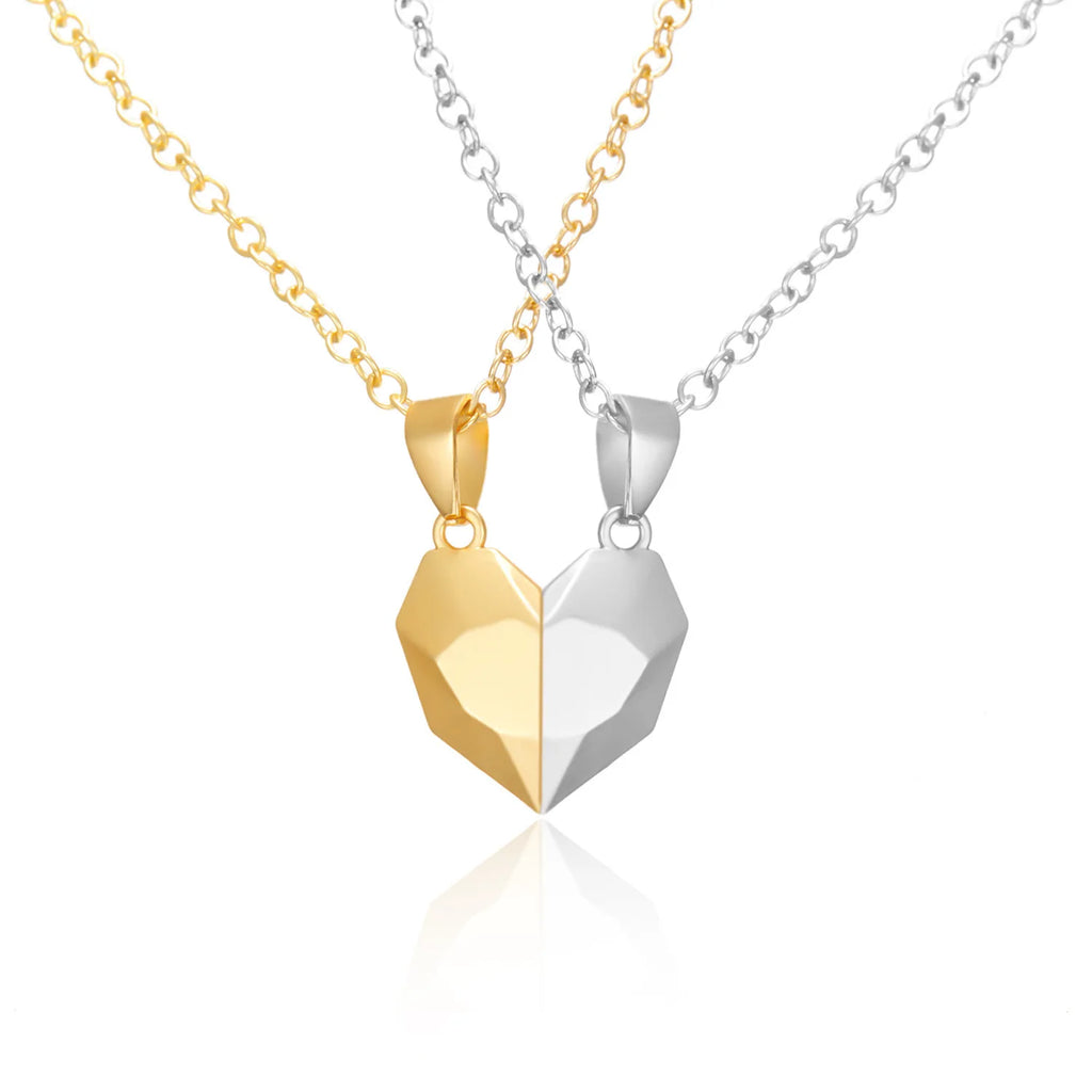 Collar Parejas Electrocardiograma Magnético - Corazón Latido San Valentín