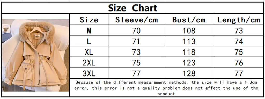 Parka Coreana Acolchada con Capucha - Casual Street Outfit Mujer