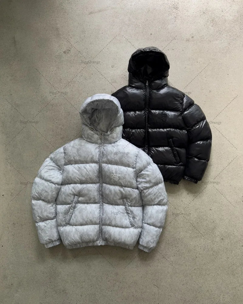 Chaqueta Acolchada Logo Dólar - 50% OFF - Estilo Streetwear Hombre