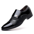 Zapatos Business Slip-On Brillantes - Punta Afilada Oficina Elegantes Hombre
