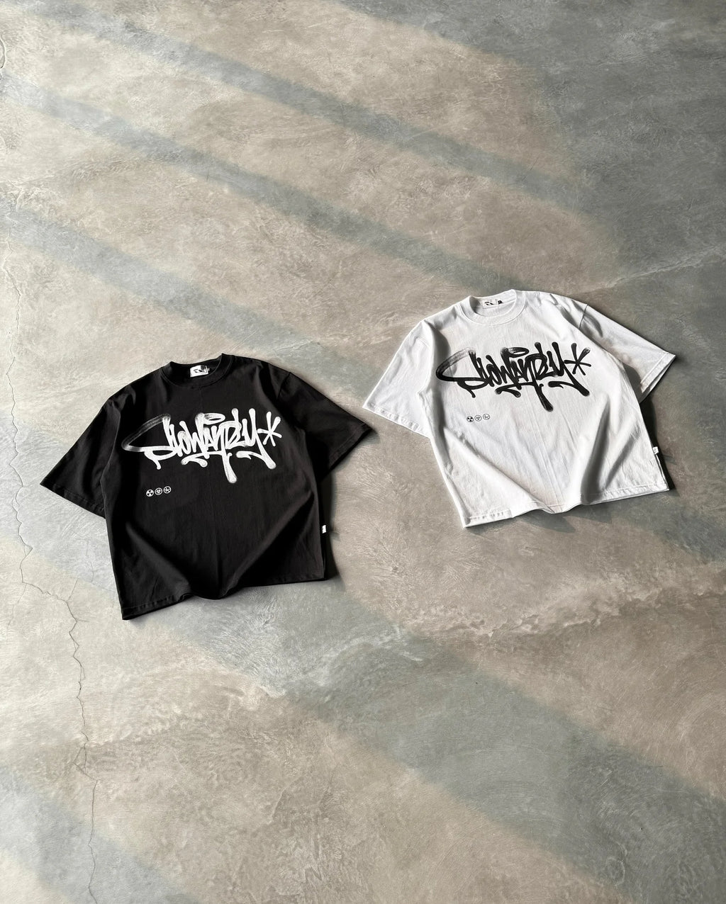 Camiseta Casual con Diseño de Letras - Oversized Cuello Redondo Harajuku Hip Hop Unisex