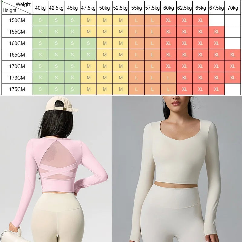 Cloud Hide White Yoga Shirts Long Sleeve Pilates Ballet Blouse Sexy Women Sports Gym Fitness Top Running T-Shirt Workout Shirt