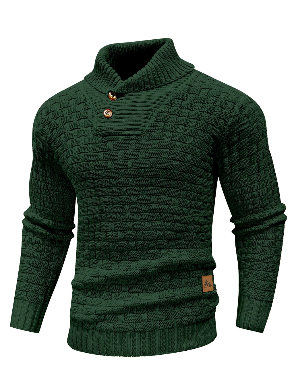 Suéter de Cuello Redondo Tejido - Cálido y Suave Hombre