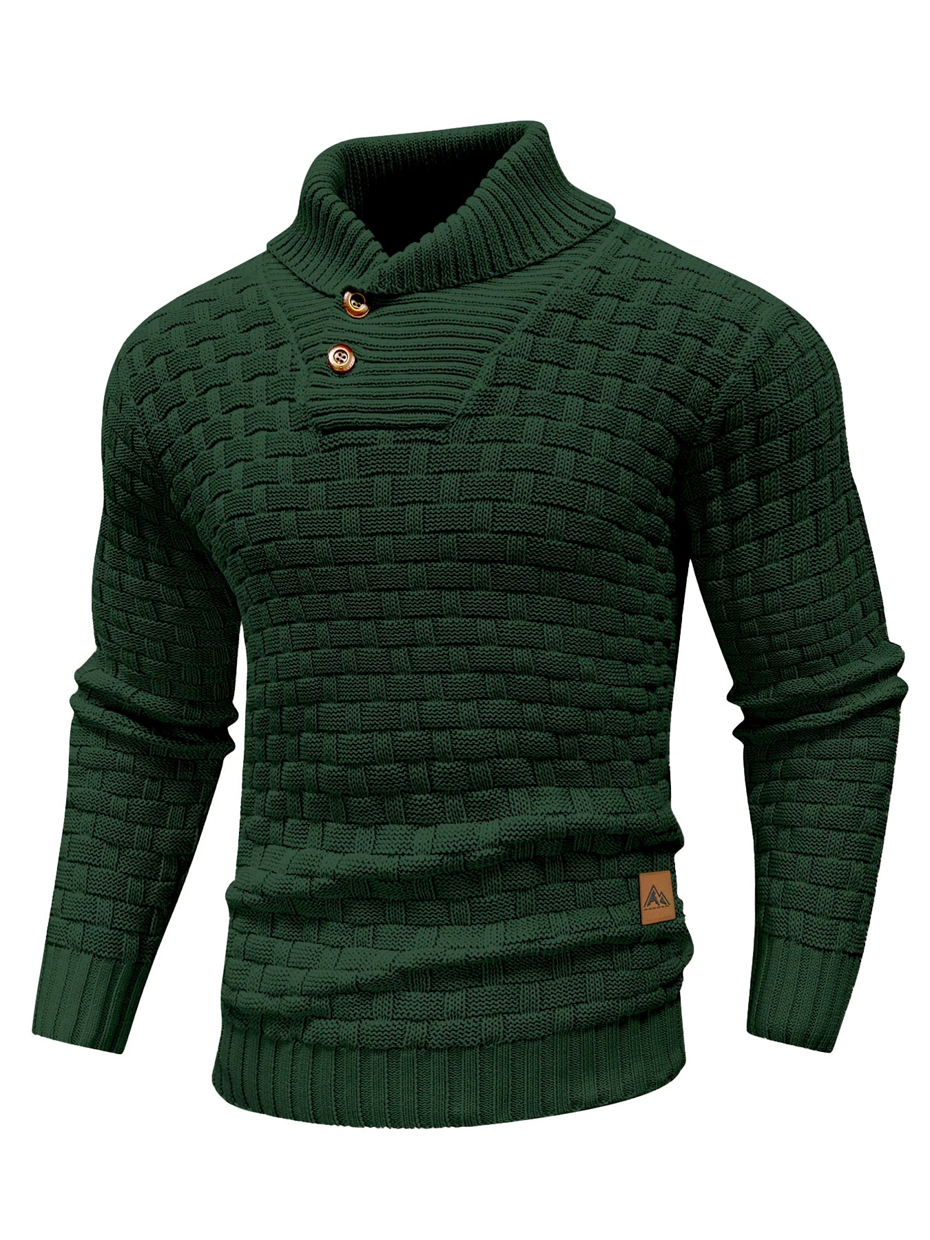 Suéter de Cuello Redondo Tejido - Cálido y Suave Hombre