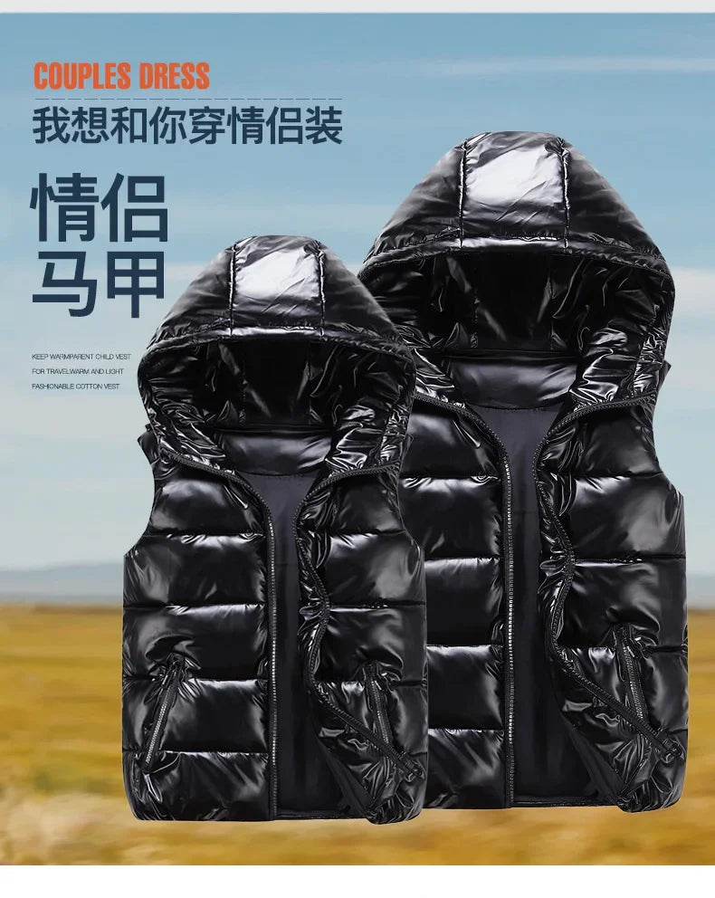 Chaleco Acolchado con Capucha - Diseño Impermeable Unisex