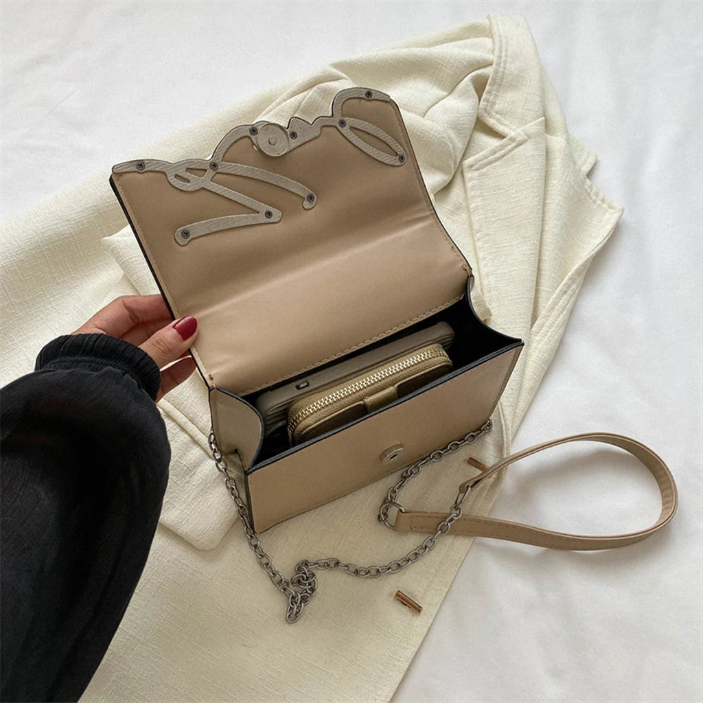 Bolso de Mano Francés Elegante con Hebilla - Estilo Minimalista 2025