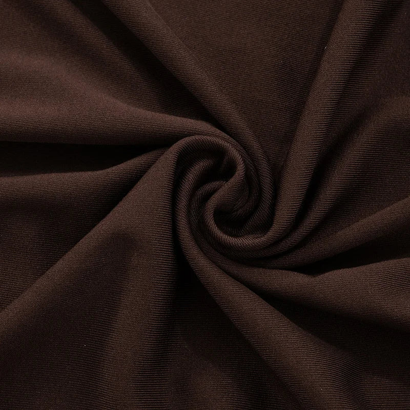 Vestido Maxi con Encaje Transparente - Un Hombro