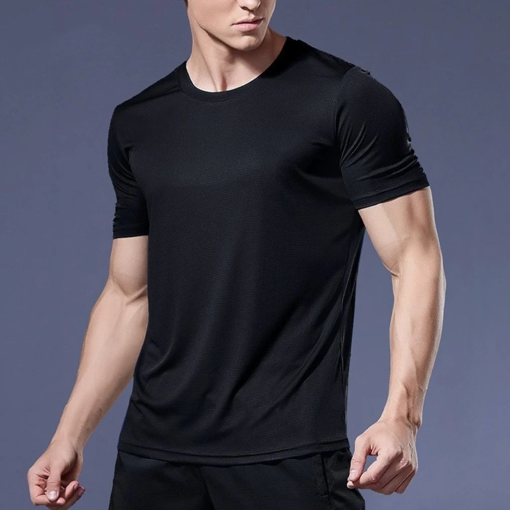 Camiseta Deportiva Secado Rápido - Gym Running Hombre