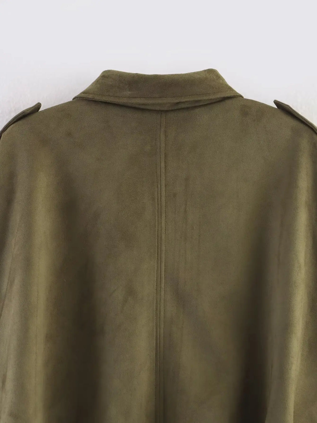 Chaqueta Suede Retro con Cremallera - Estilo Street Fashion Mujer