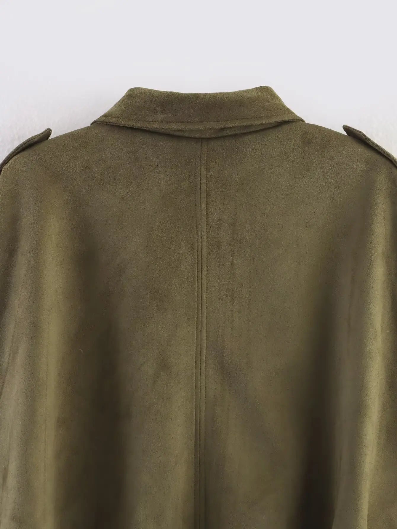 Chaqueta Suede Retro con Cremallera - Estilo Street Fashion Mujer