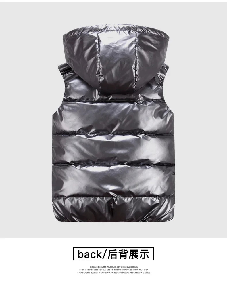Chaleco Acolchado con Capucha - Diseño Impermeable Unisex