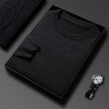 Suéter Casual con Patrón Diamante - Cuello Redondo Tejido Hombre