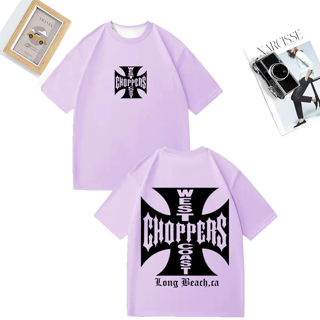 Camiseta Paul Walker West Coast Choppers 3D - Retro Hip Hop Streetwear Hombre