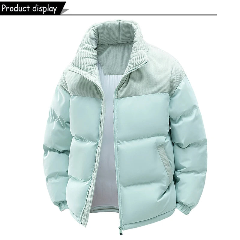 Parka con Capucha Desmontable - Cortavientos Cálida Hombre
