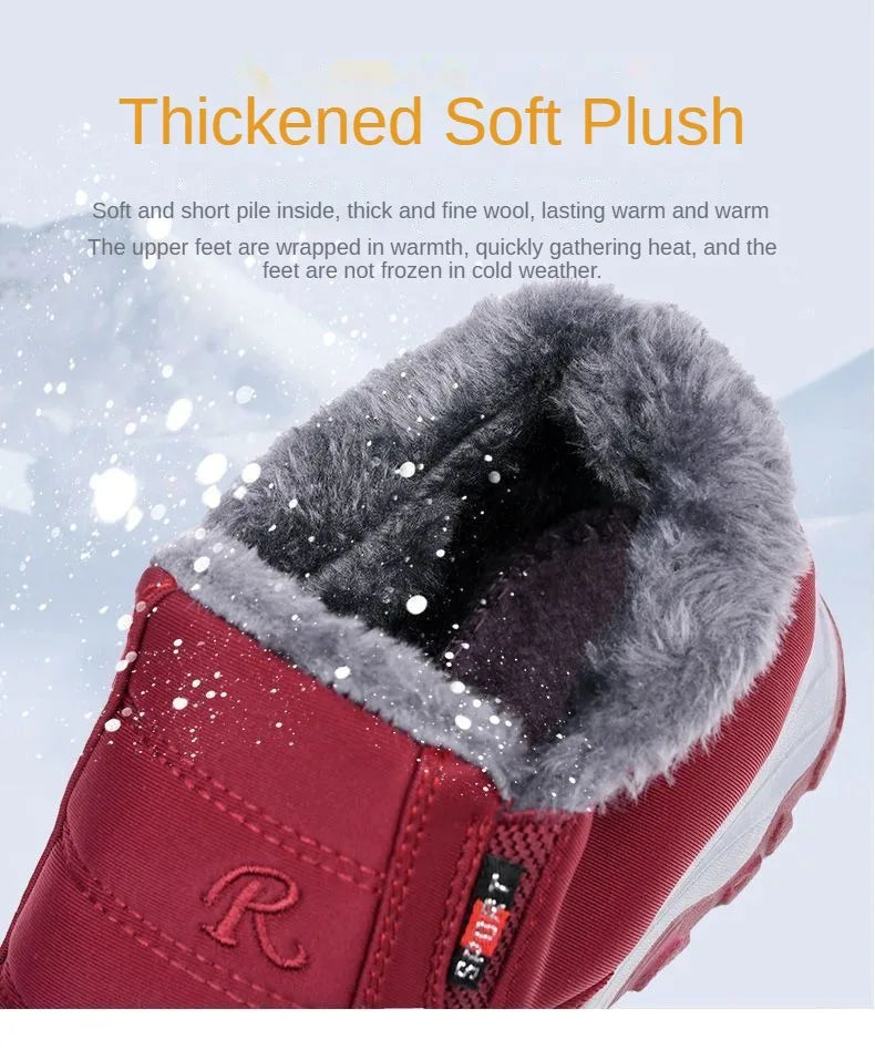 Botines Casuales Invierno Cálidos - Suela Gruesa Resistente Algodón