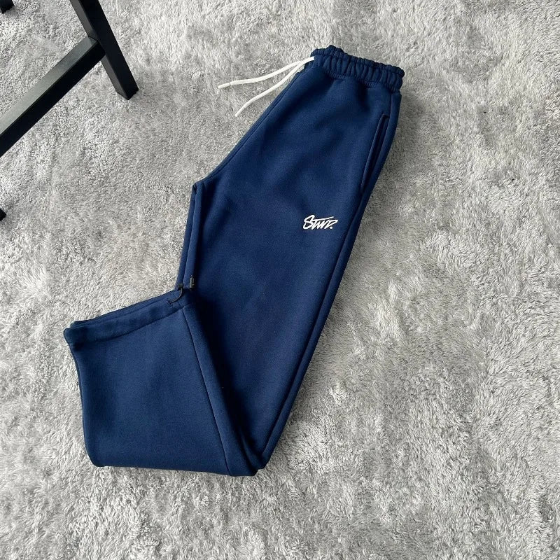 Pantalones Retro Harajuku Pierna Recta - Estilo Americano Casual Hombre