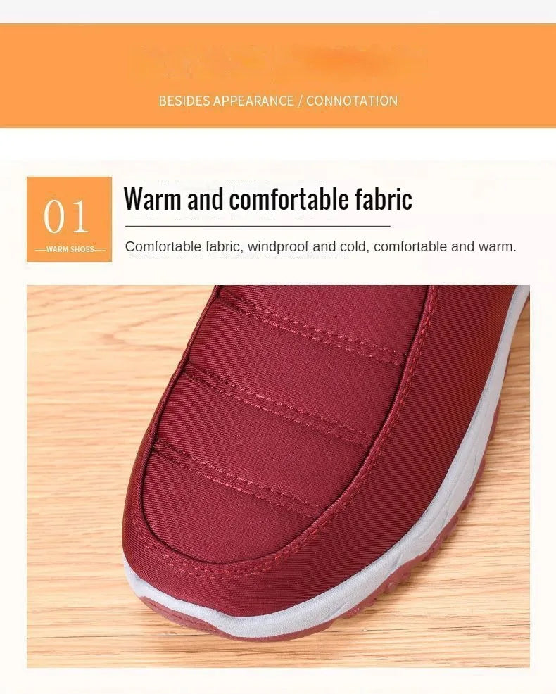 Botines Casuales Invierno Cálidos - Suela Gruesa Resistente Algodón