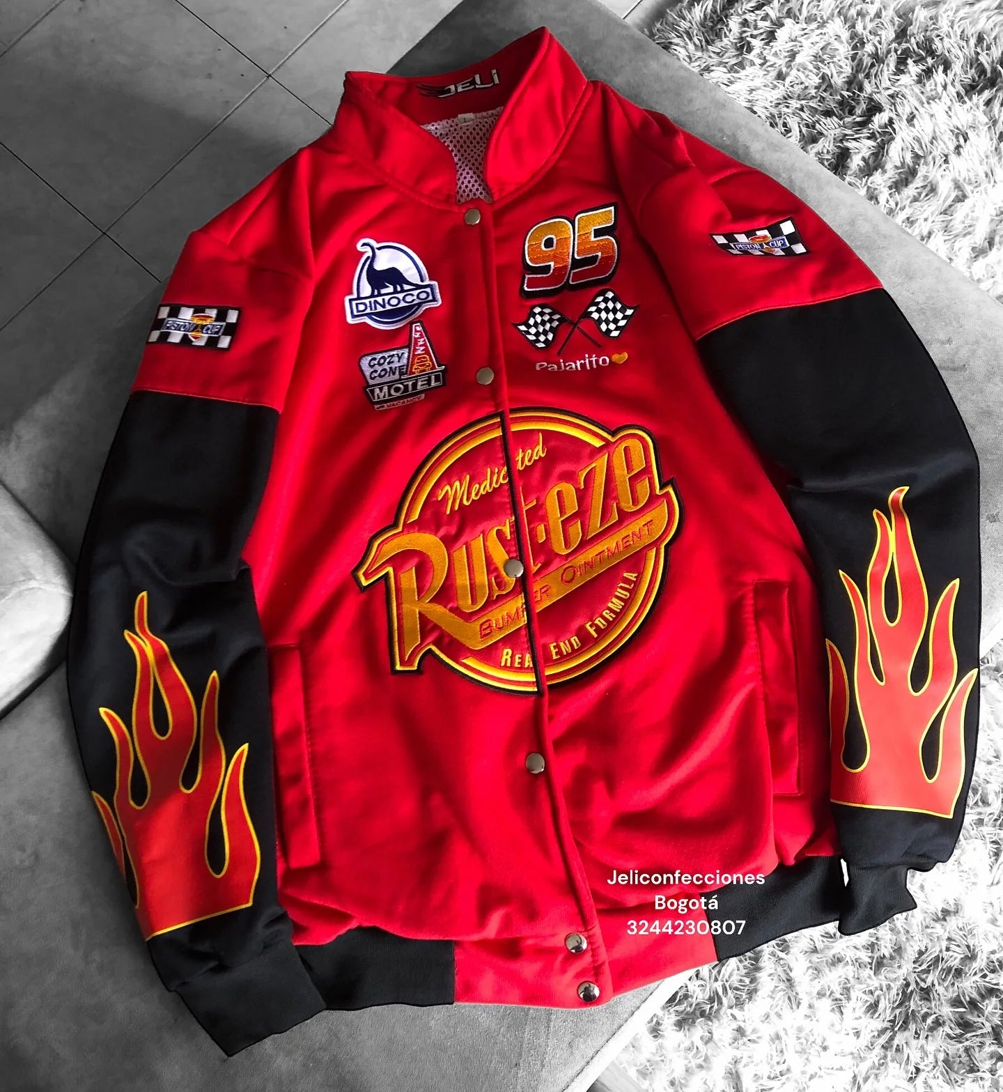 Chaqueta Baseball Bordada Y2K - Estilo Harajuku Oversized Hombre