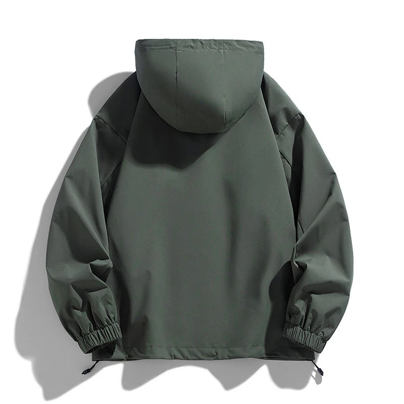Chaqueta Cortavientos Impermeable - Tallas Grandes hasta 8XL Hombre
