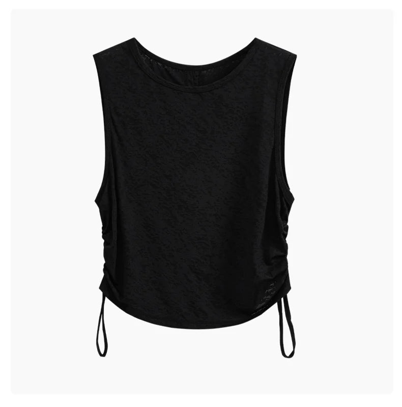 Top Yoga Sin Mangas Racerback - Fitness Gym Playa Mujer