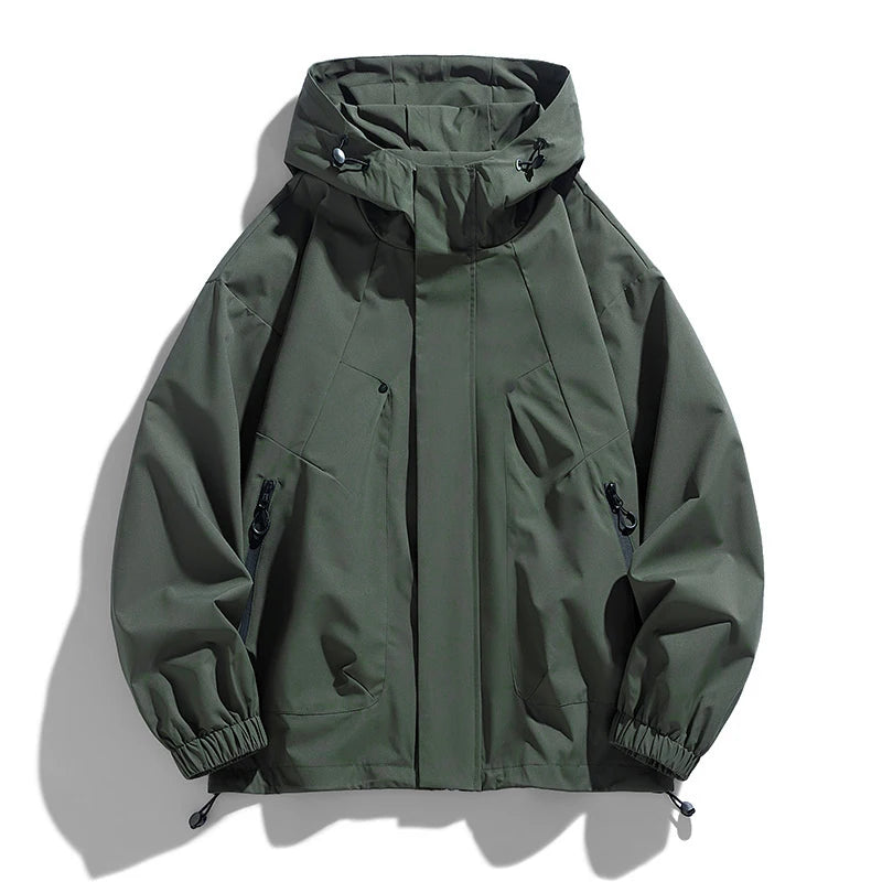 Chaqueta Cortavientos Impermeable - Tallas Grandes hasta 8XL Hombre