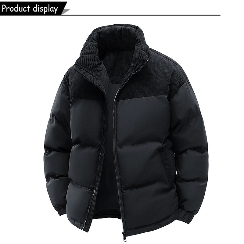 Parka con Capucha Desmontable - Cortavientos Cálida Hombre
