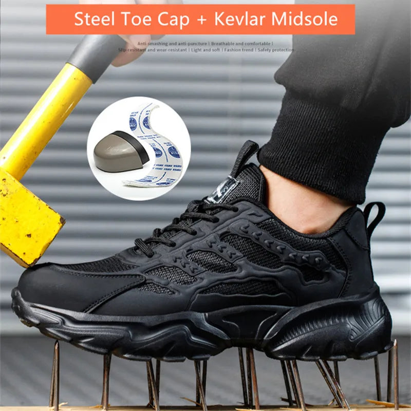 Zapatillas Seguridad Puntera Acero - Calzado Laboral Antipinchazos Unisex