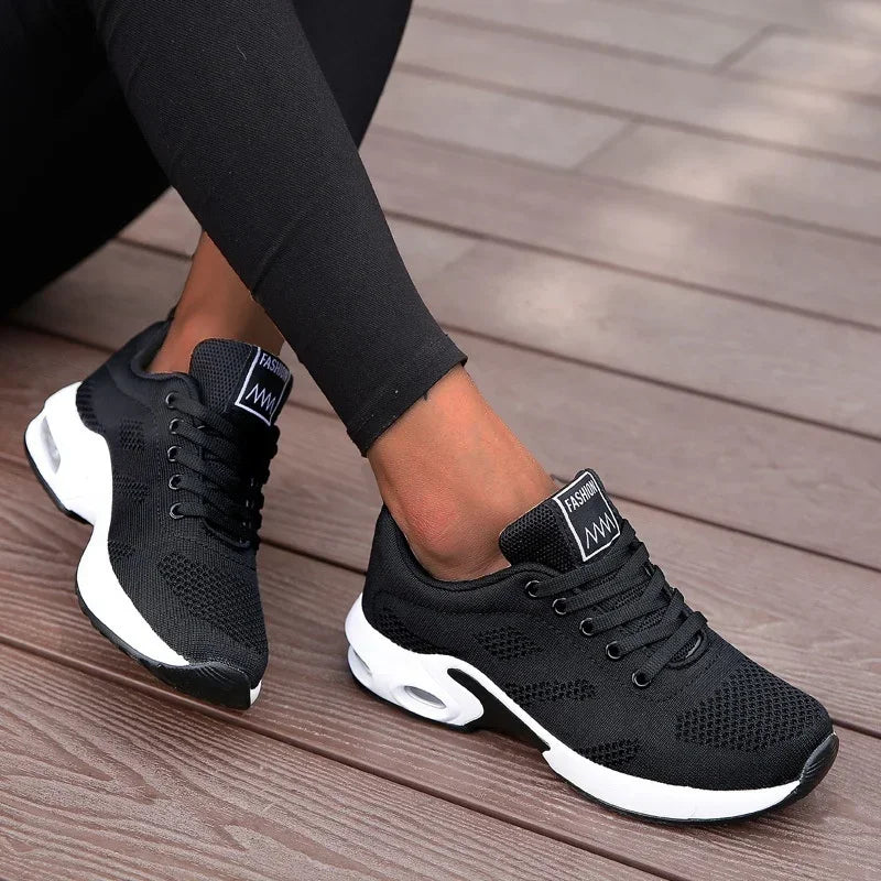 Zapatillas Running Chunky Mujer - Plataforma Malla Transpirable Deportivas 2024
