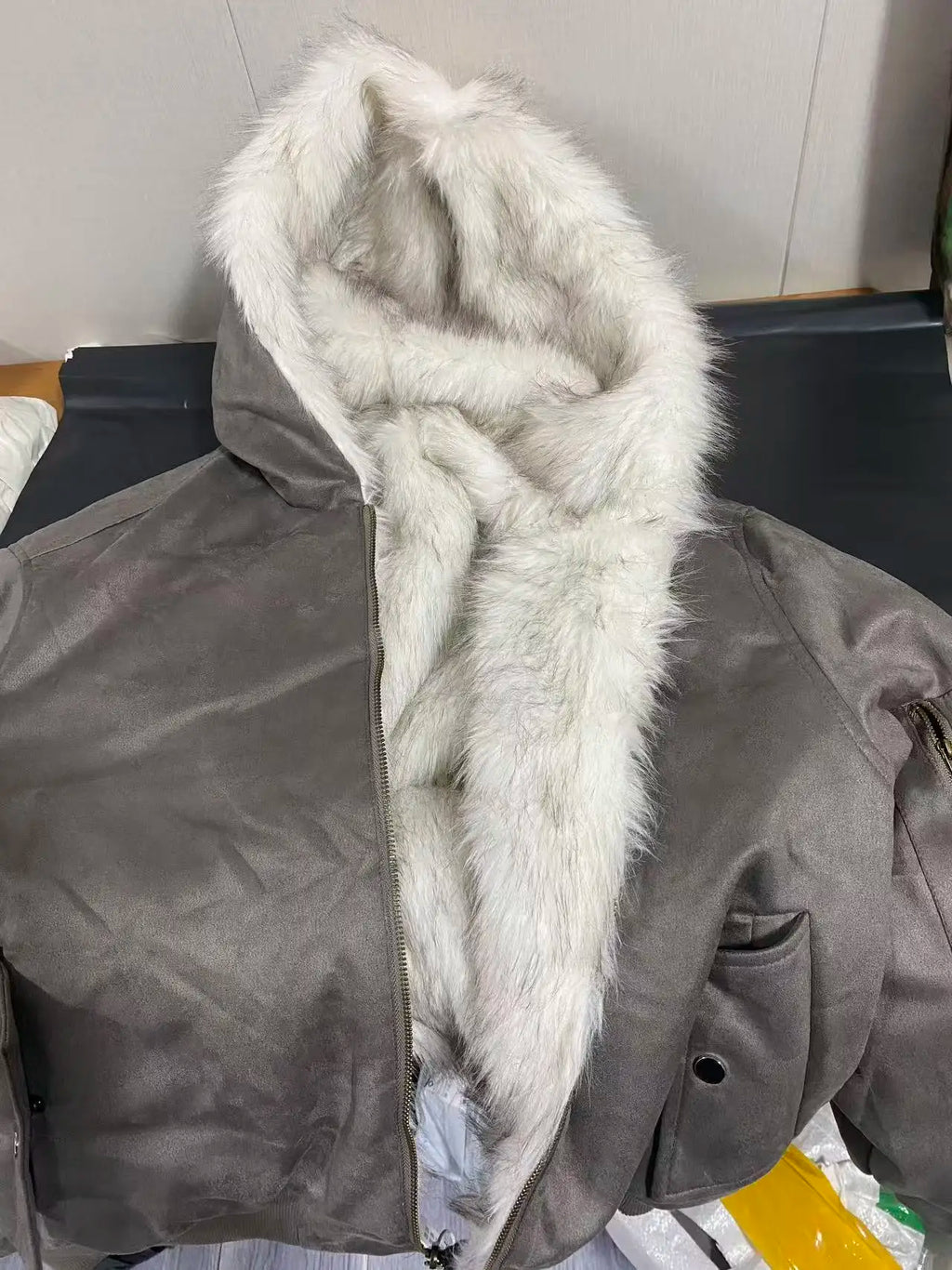 Abrigo Retro Fur Gothic Harajuku - Oversized Invierno Mujer