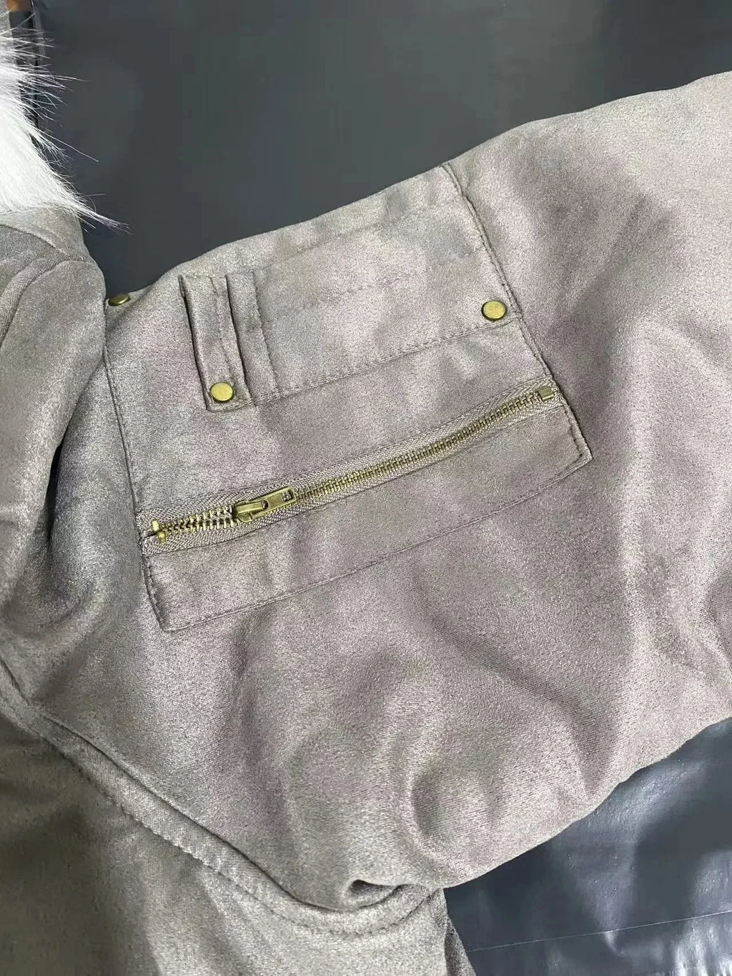 Abrigo Retro Fur Gothic Harajuku - Oversized Invierno Mujer