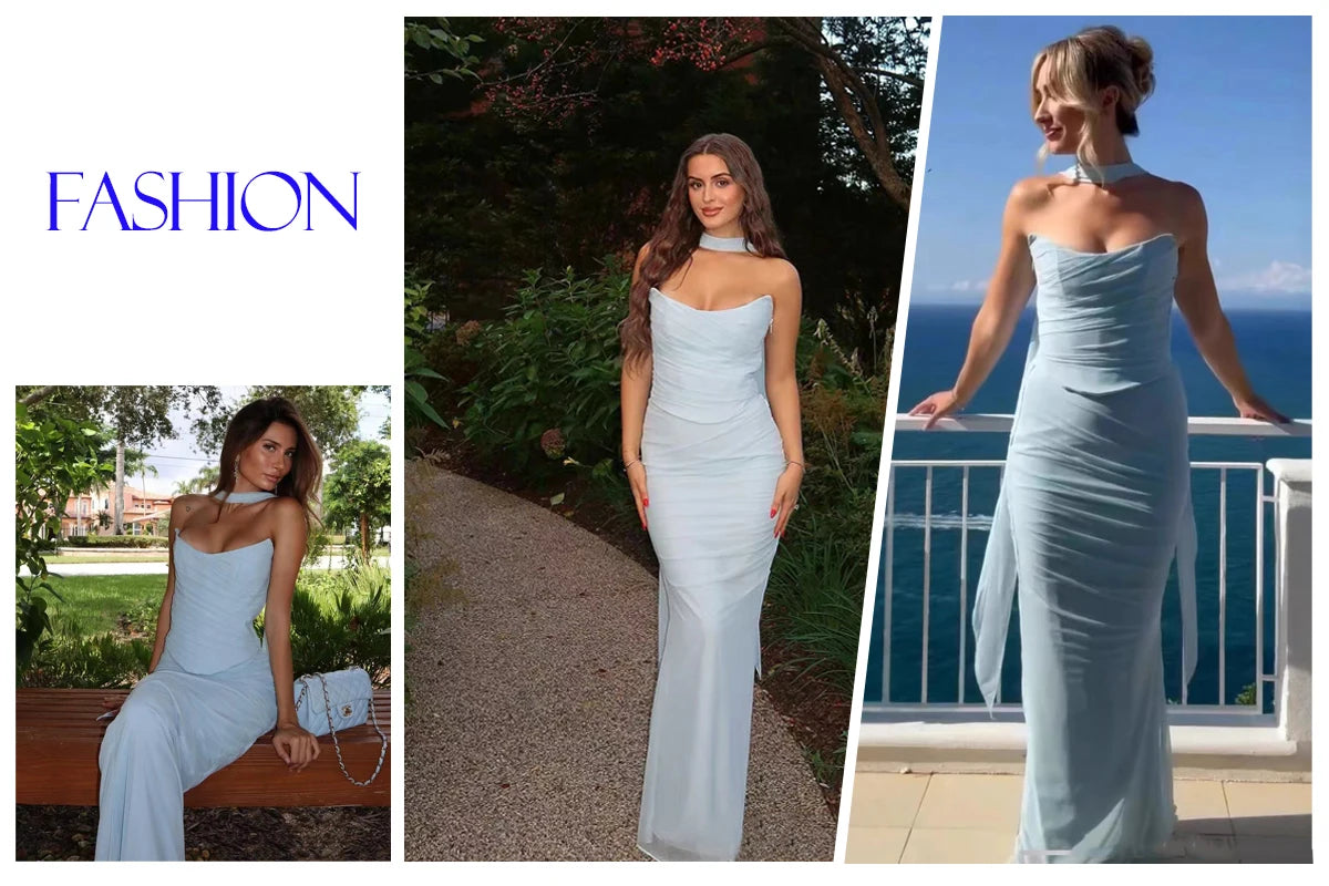 Vestido de Fiesta Elegante con Encaje - Manga Larga