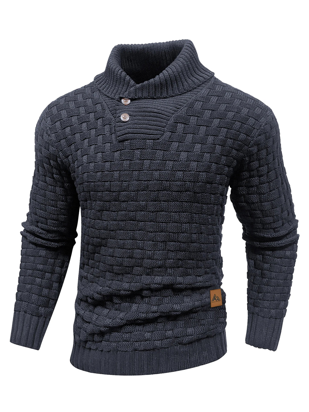 Suéter de Cuello Redondo Tejido - Cálido y Suave Hombre