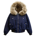 Parka Hip-Hop Invierno con Cuello Mink - Estilo Streetwear Unisex