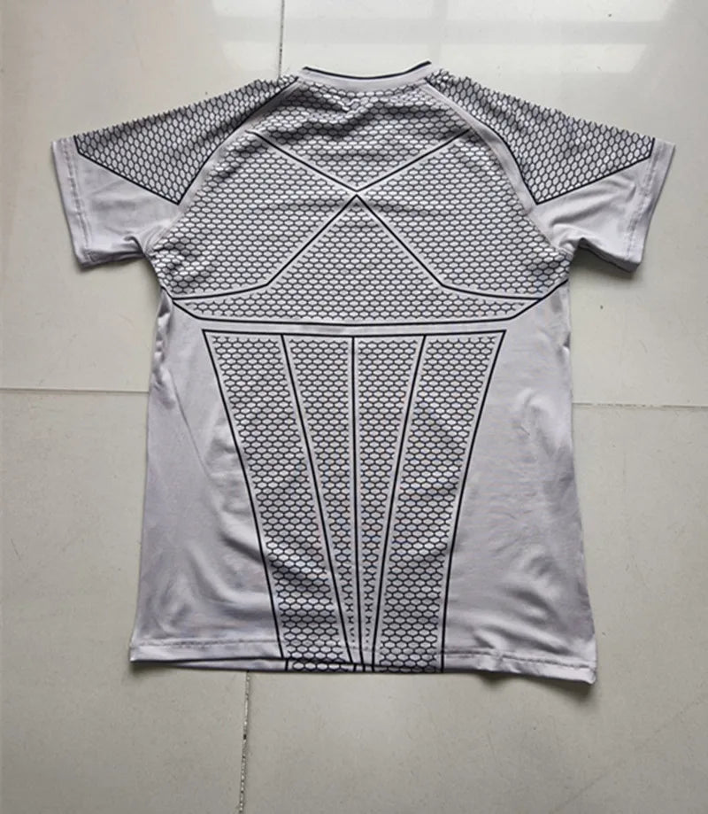 Camiseta Deportiva Muscle Fit Secado Rápido - Gym Running Fitness Hombre