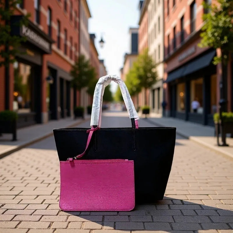 Bolso de Mano Gran Capacidad - Modelo 2025 Portátil PU