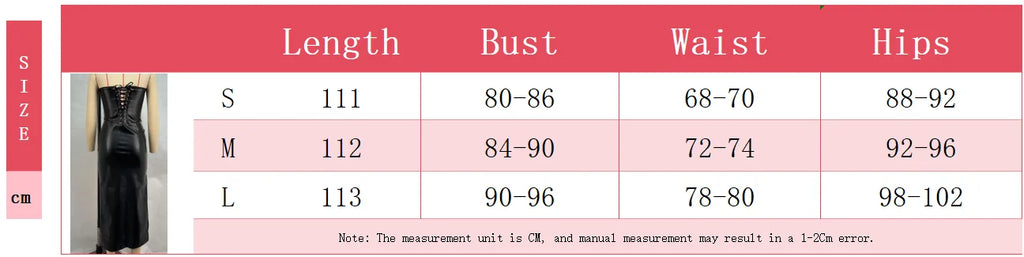 Vestido Corto de Cuero Sintético - Sin Tirantes