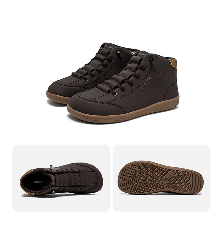 HOBIBEAR Botines Barefoot Mid Top - Puntera Ancha Tobillo Outdoor Unisex