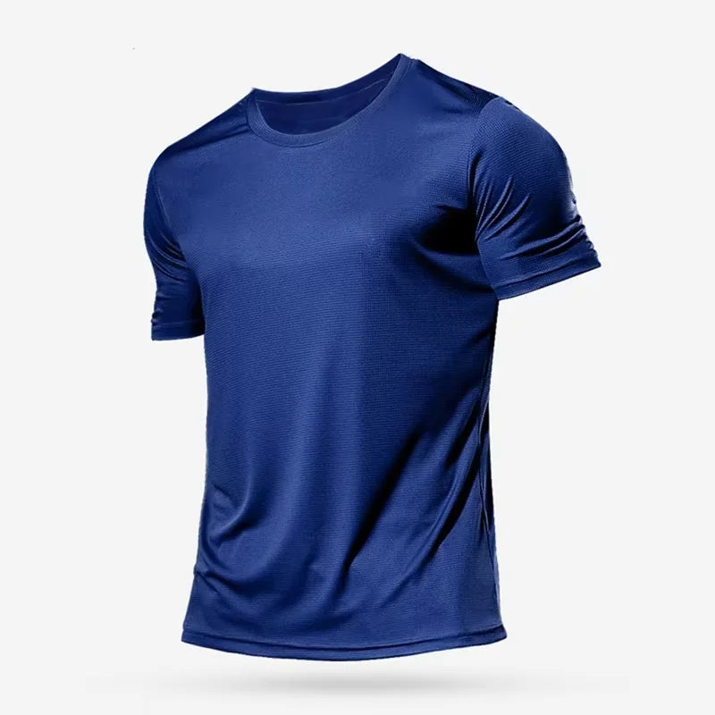 Camiseta Deportiva Secado Rápido - Gym Running Hombre
