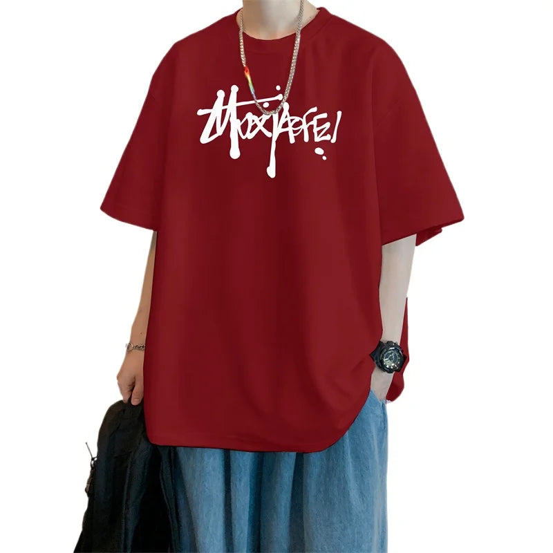 Camiseta Oversized de Algodón - Tallas Grandes hasta 4XL Hombre