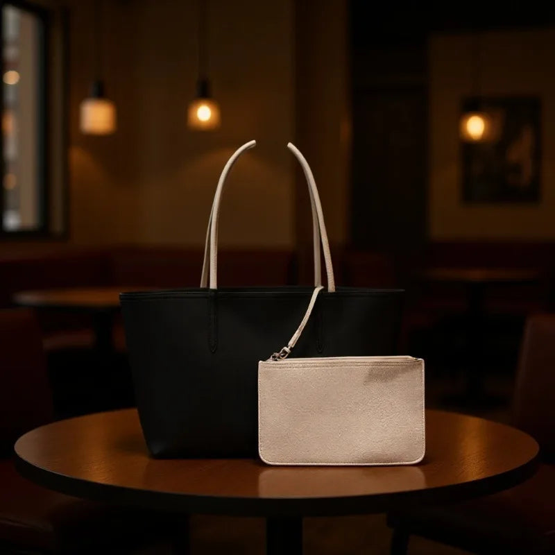 Bolso de Mano Gran Capacidad - Modelo 2025 Portátil PU